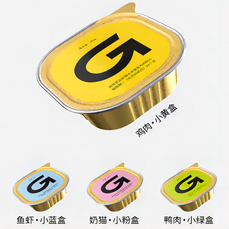 高爷家 全价幼猫奶昔鸡肉羊奶配方40g*6罐 1盒