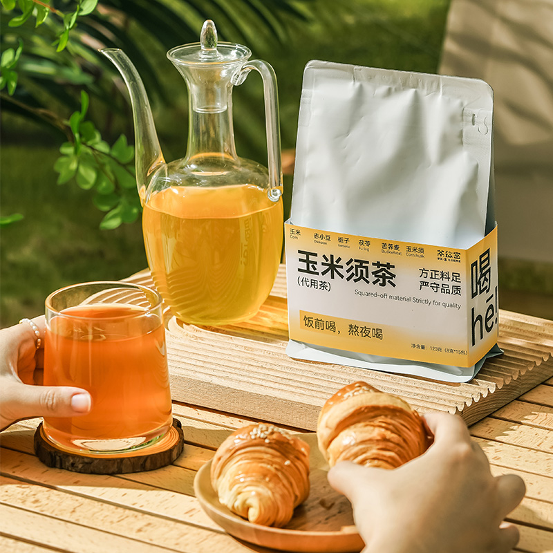 茶秘密 玉米须茶茶包15包120克 玉米 赤小豆 栀子 茯苓 苦荞麦 玉米须
