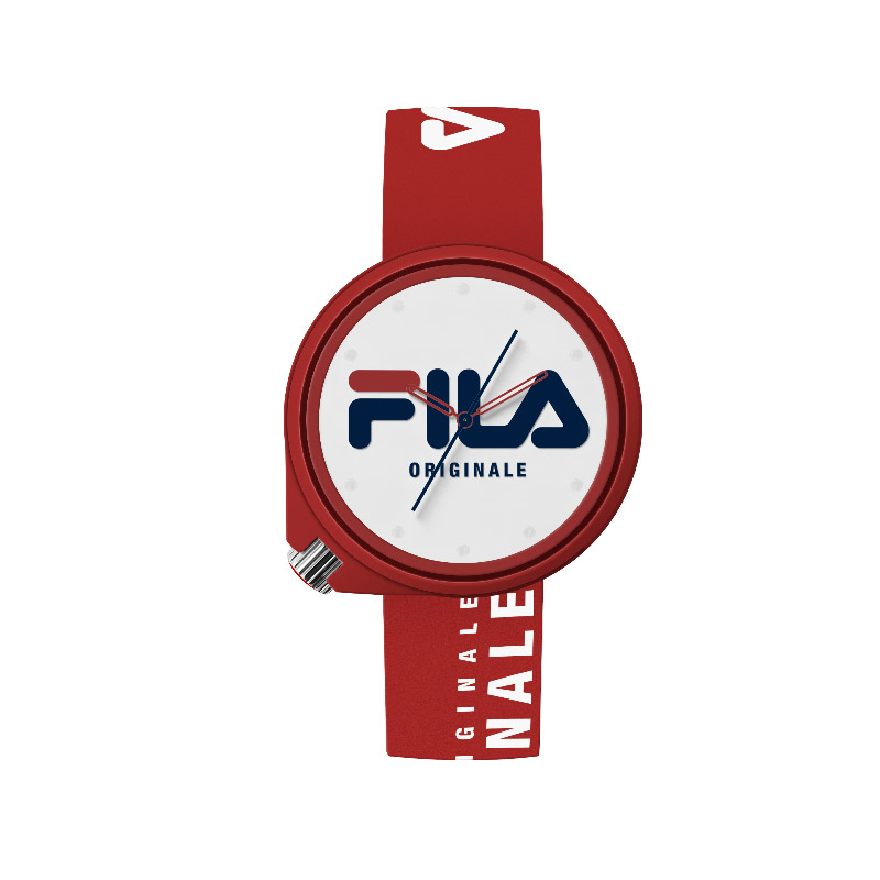 斐乐（FILA） 时尚潮流运动硅胶石英表进口石英机芯生活防水FLV38-6132-005红色
