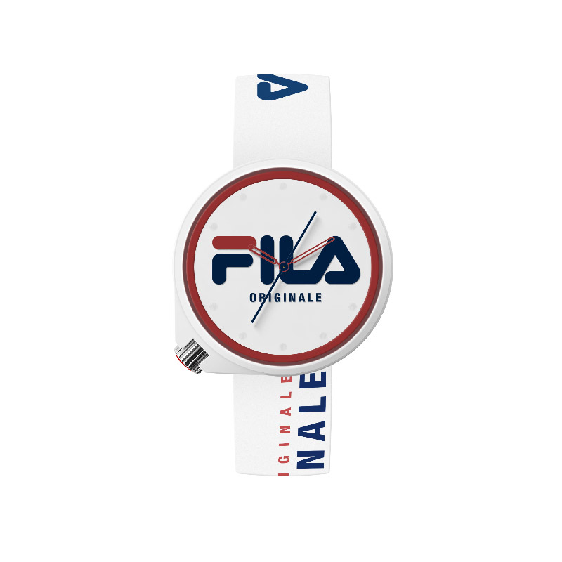 斐乐（FILA） 时尚潮流运动硅胶石英表进口石英机芯生活防水FLV38-6132-003白色
