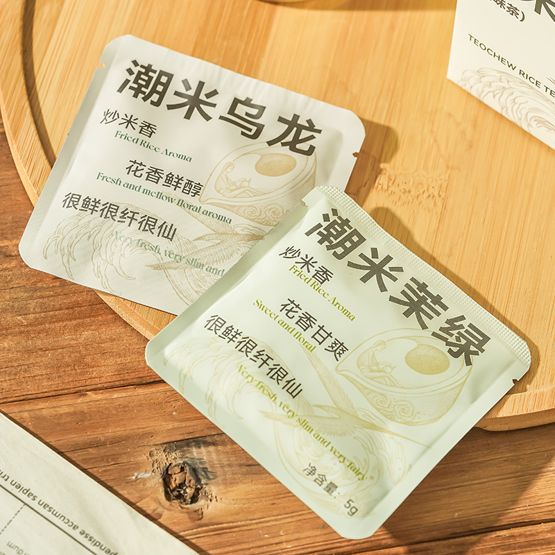 茶秘密 潮米茶袋泡茶包乌龙茶茉莉 潮米茶10小包/盒