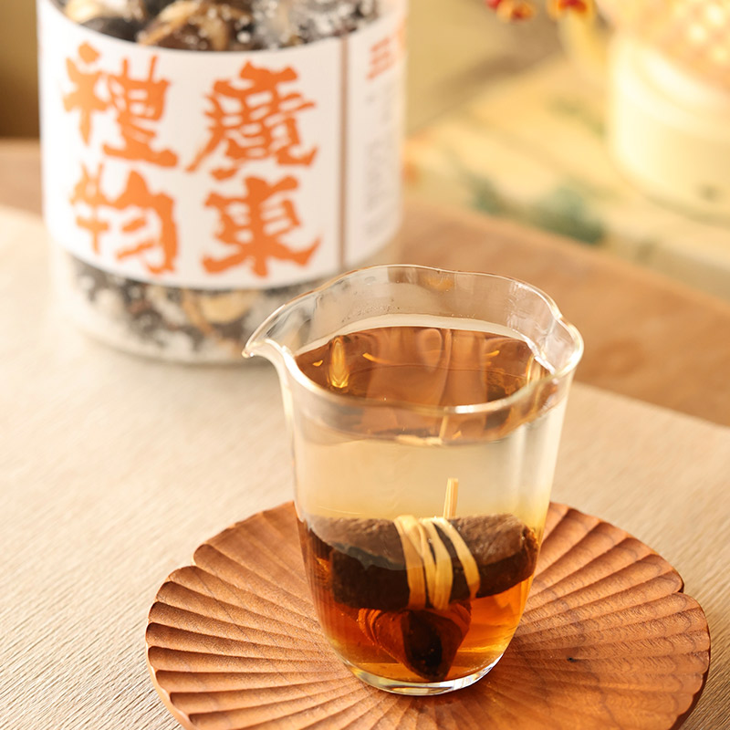 茶秘密 三宝茶老陈皮手工腌制咸榄禾秆草润喉茶 三宝茶500克
