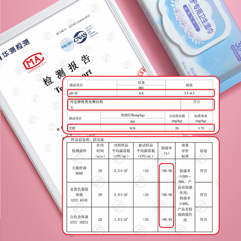 安可新 私护湿巾女性卫生私处经期洁阴湿纸巾抑菌AKX-0759 30片*3包（家庭装）