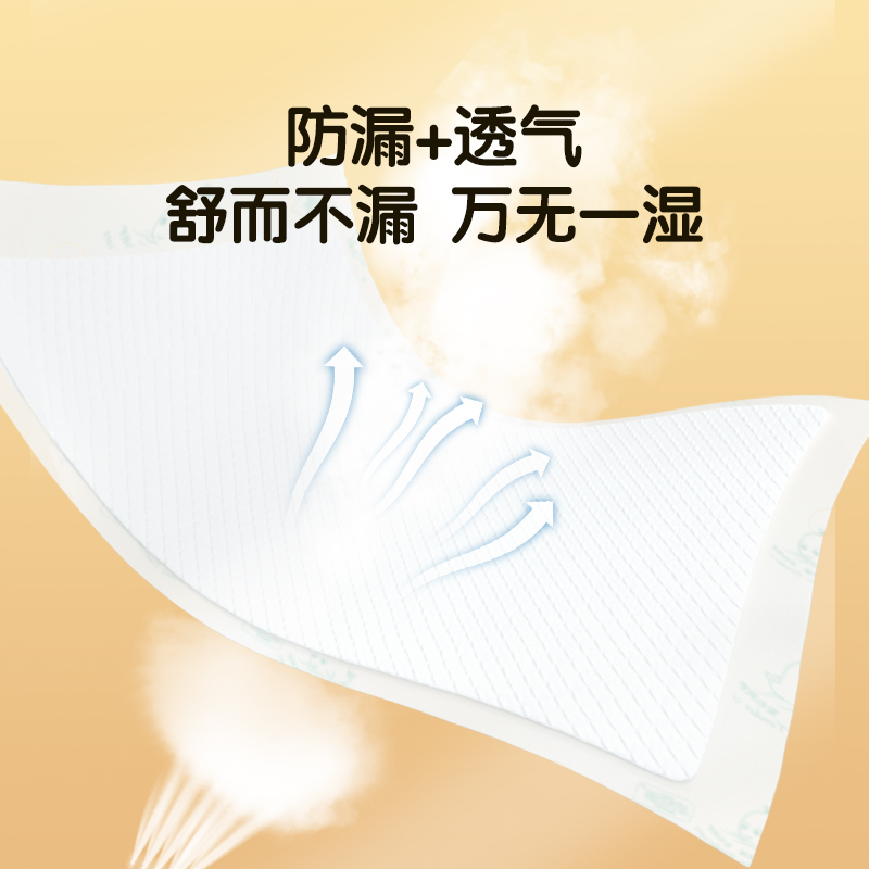 安可新 婴儿一次性隔尿垫宝宝尿片护理垫小床垫防水床单不可洗 银装S码80片（25*35cm）