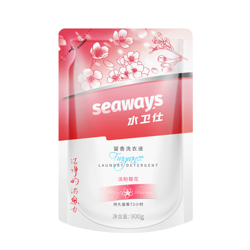 水卫士（水卫仕）留香洗衣液（樱花）袋装900g/袋