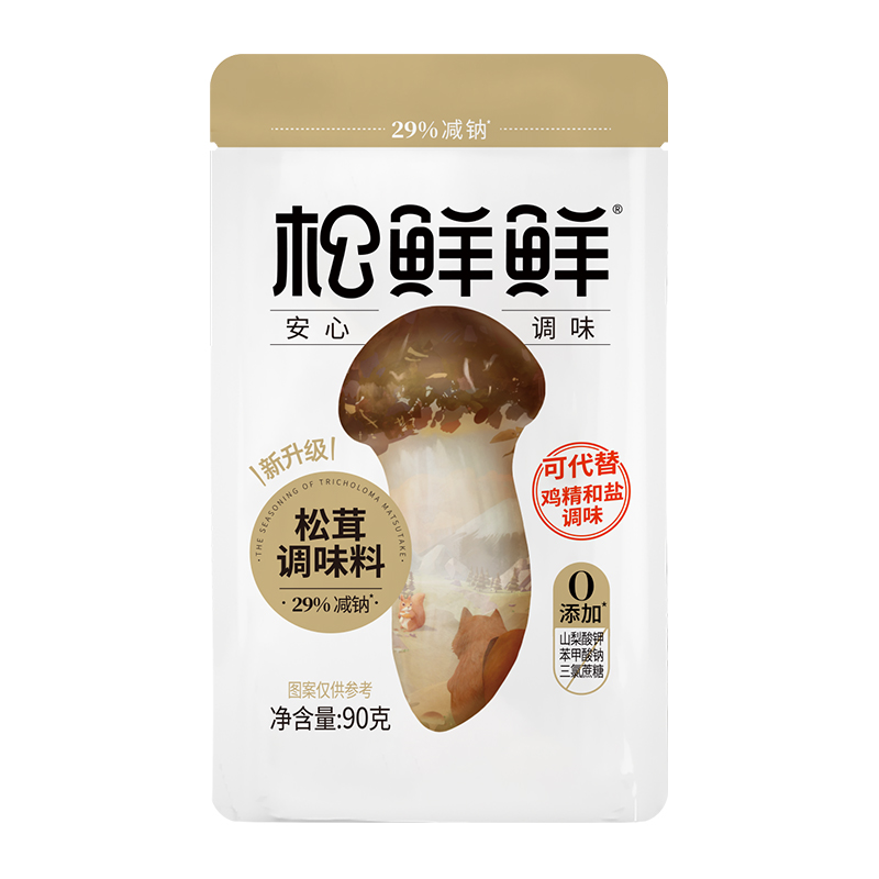 松鲜鲜 松茸调味料袋装 90g*4