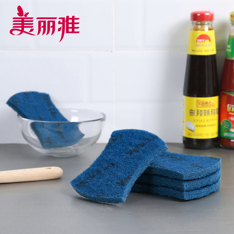 美丽雅 不粘锅去污百洁布5片装 HC82823
