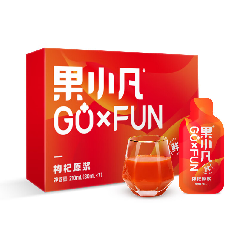 百瑞源 果小凡枸杞原浆210ml（30ml*7袋）