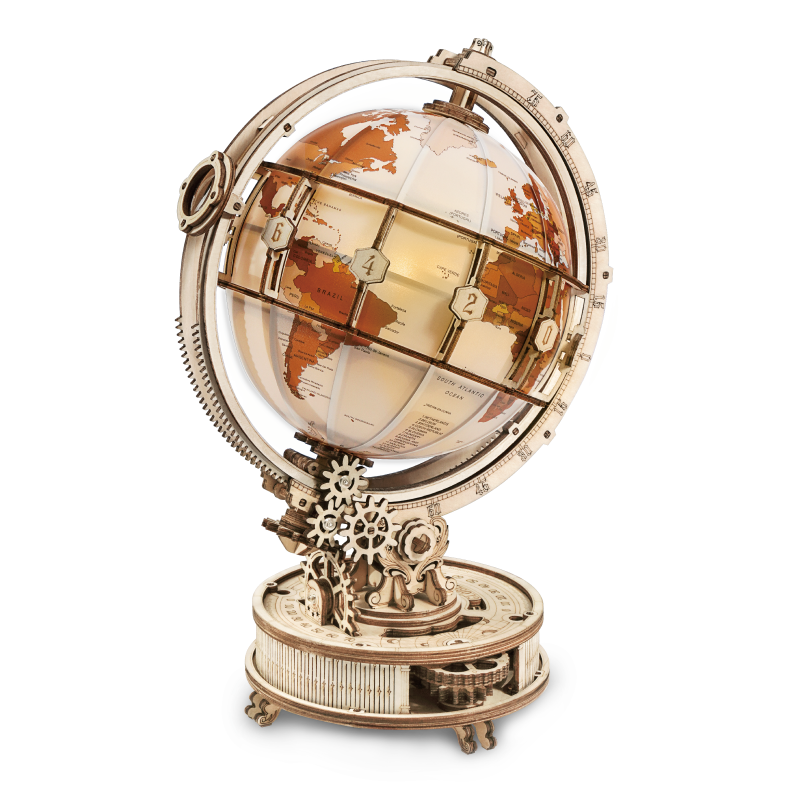 ROKR若客地球仪视界ST003 + Rolife若来积木招财猫TG303