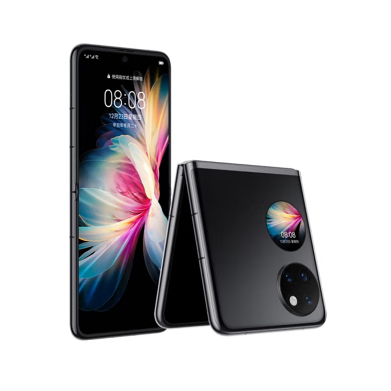 HUAWEI P50 Pocket 4G全网通 超光谱影像系统 创新双屏操作体验 P50宝盒 8GB+256GB曜石黑华为折叠屏手机