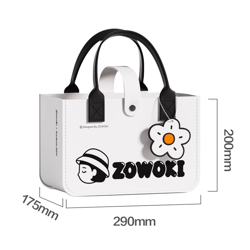 造物集 联名款托特包2024新款大学生购物收纳包大容量手提包礼品袋  290*175*200mm（款式随机）