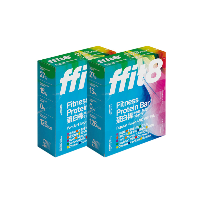 ffit8  蛋白棒混合口味245g/盒（35g*7根）*2