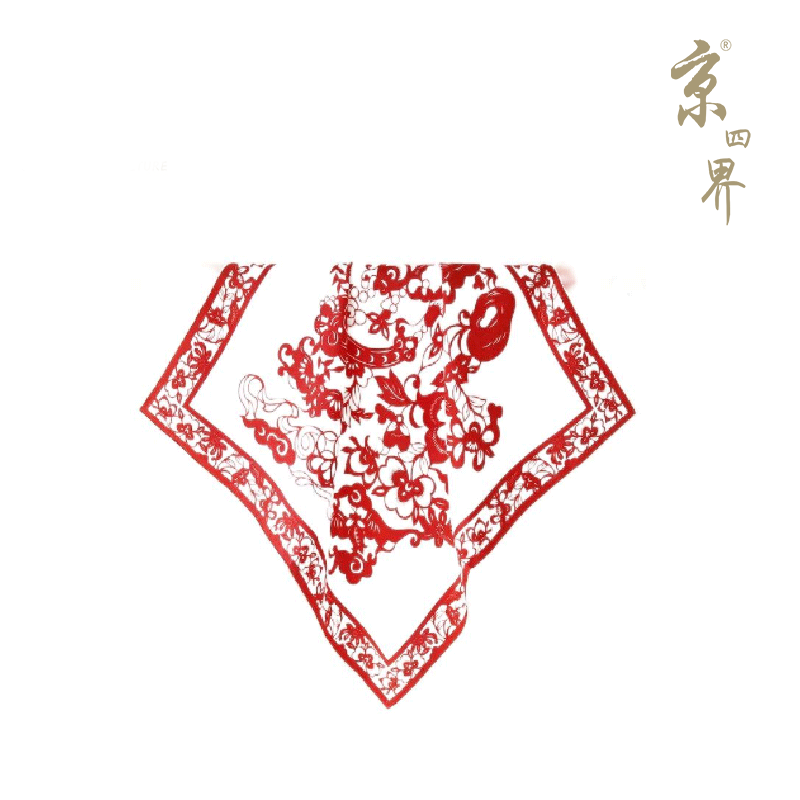 京四界  连年有鱼窗花 JSJ-52011 52*52cm