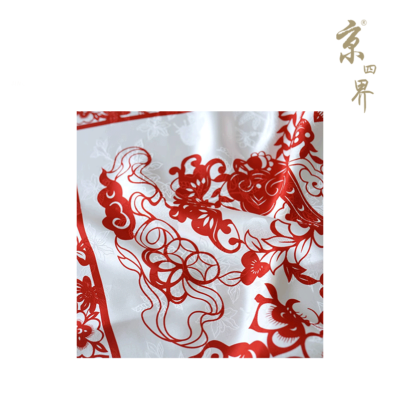 京四界  连年有鱼窗花 JSJ-52011 52*52cm