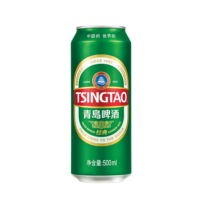 青岛啤酒 经典10度500*18罐啤