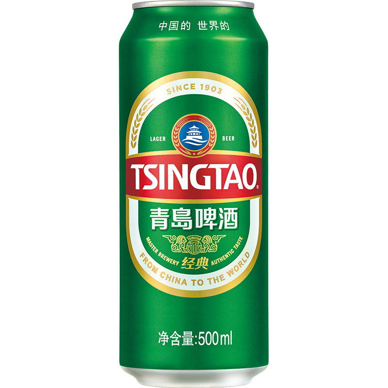 青岛啤酒 经典10度500*18罐啤