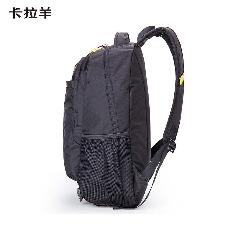 卡拉羊 大容量休闲双肩包30L  黑色 CX5558