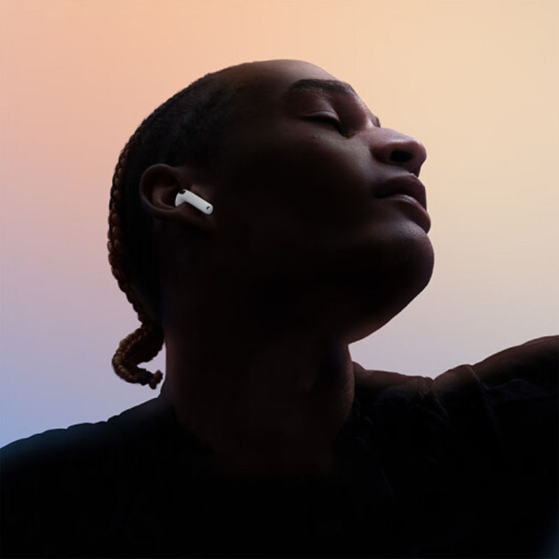 Apple/苹果 AirPods 4 搭配USB-C充电盒 苹果耳机 蓝牙耳机 适用iPhone/iPad/Mac 四代 公开版（非降噪款）