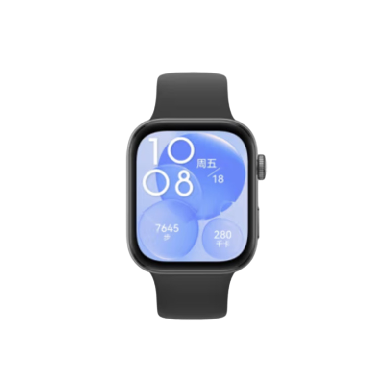 华为WATCH FIT 3 智能手表月光白轻薄大屏运动减脂长续航 幻夜黑
