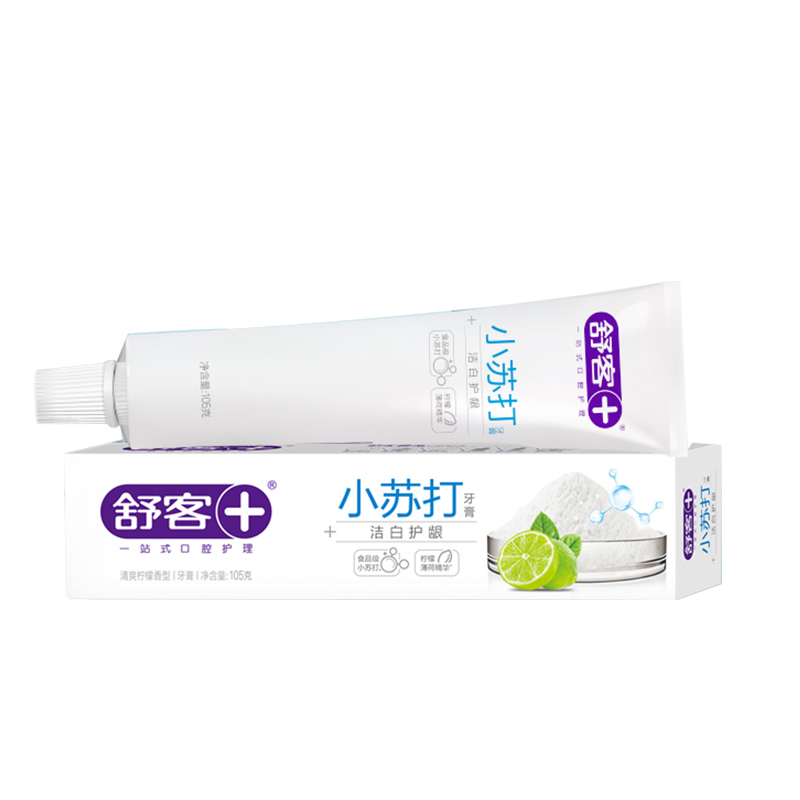 舒客  小苏打洁白细护牙膏105g  ZHS-SD10