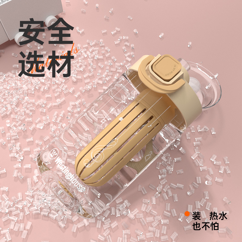 西屋（Westinghouse） 乐享律动运动水杯ML01-WH（550ml）