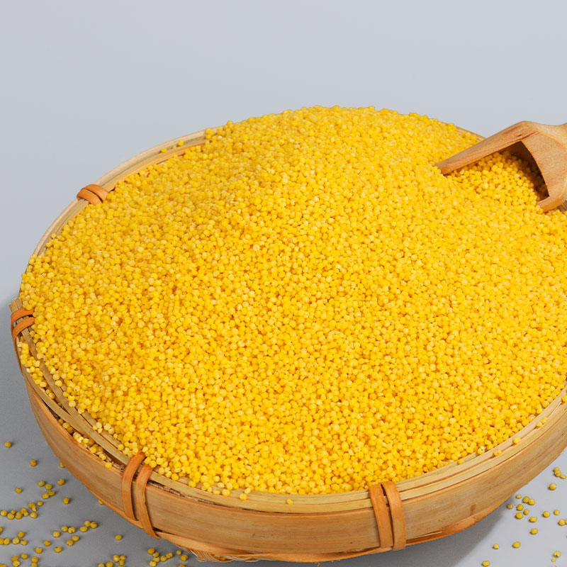 镰谷 有机杂粮礼盒双罐装（有机黄小米1000g+有机玉米糁1000g）