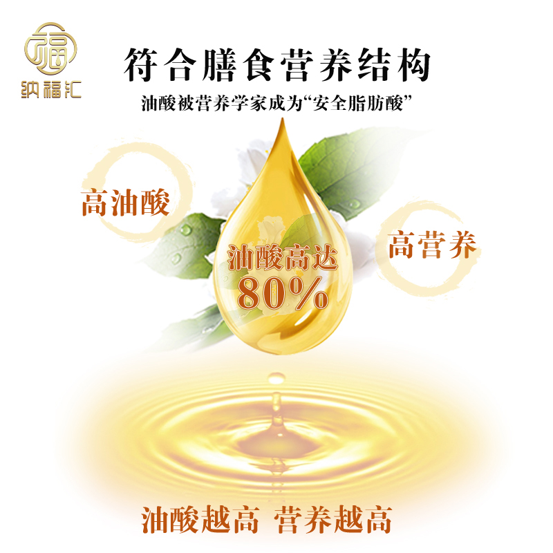 纳福汇  山茶油佳节特供礼盒500ml*2