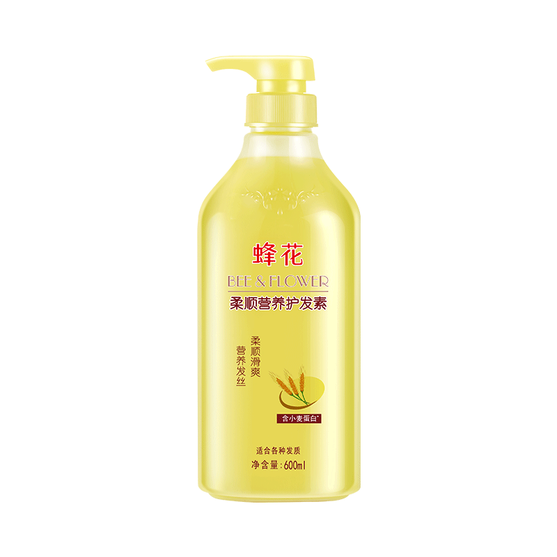蜂花  柔顺营养护发素（含小麦蛋白）600ml
