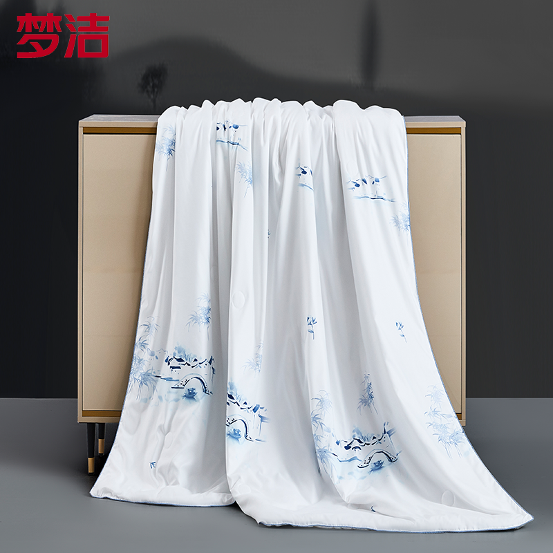 梦洁家纺 纯蚕丝夏被200*230cm 1010289071水墨江南