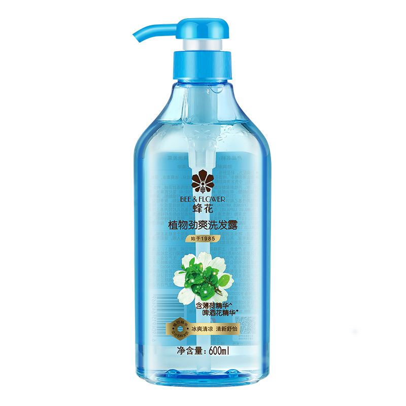 蜂花  植物劲爽洗发露 600ml