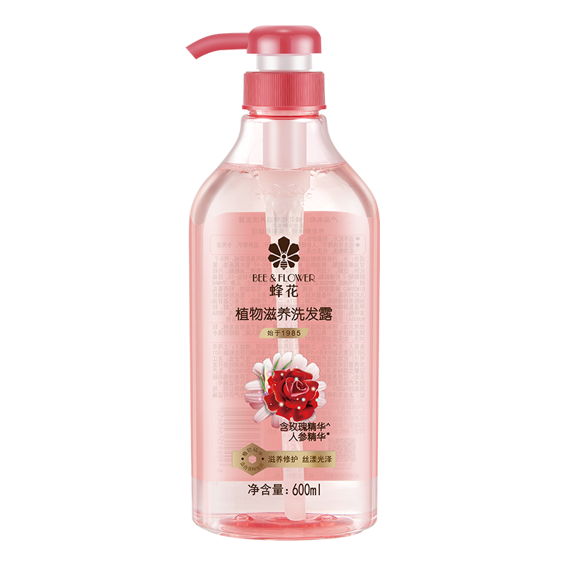 蜂花  植物滋养洗发露 600ml