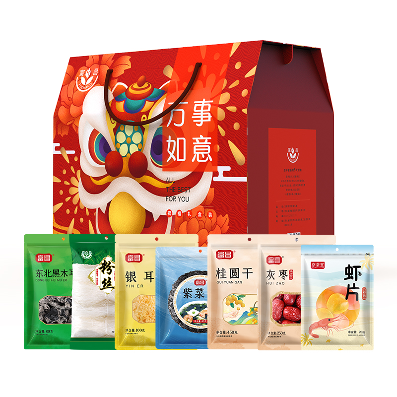 富昌  南北干货 菌菇伴手礼盒1308g