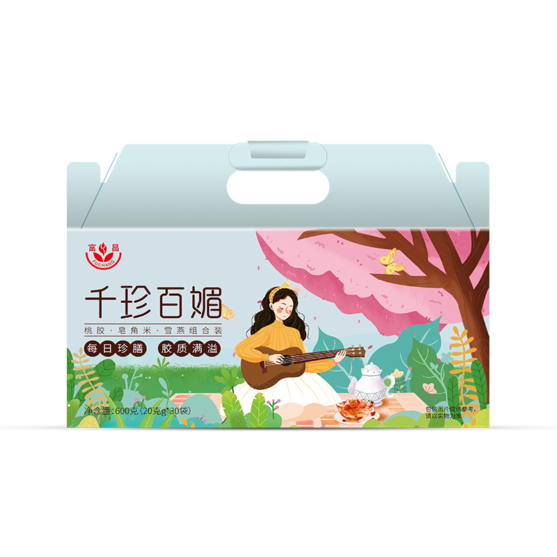 富昌  千珍百媚礼盒B款600g（20*30袋）