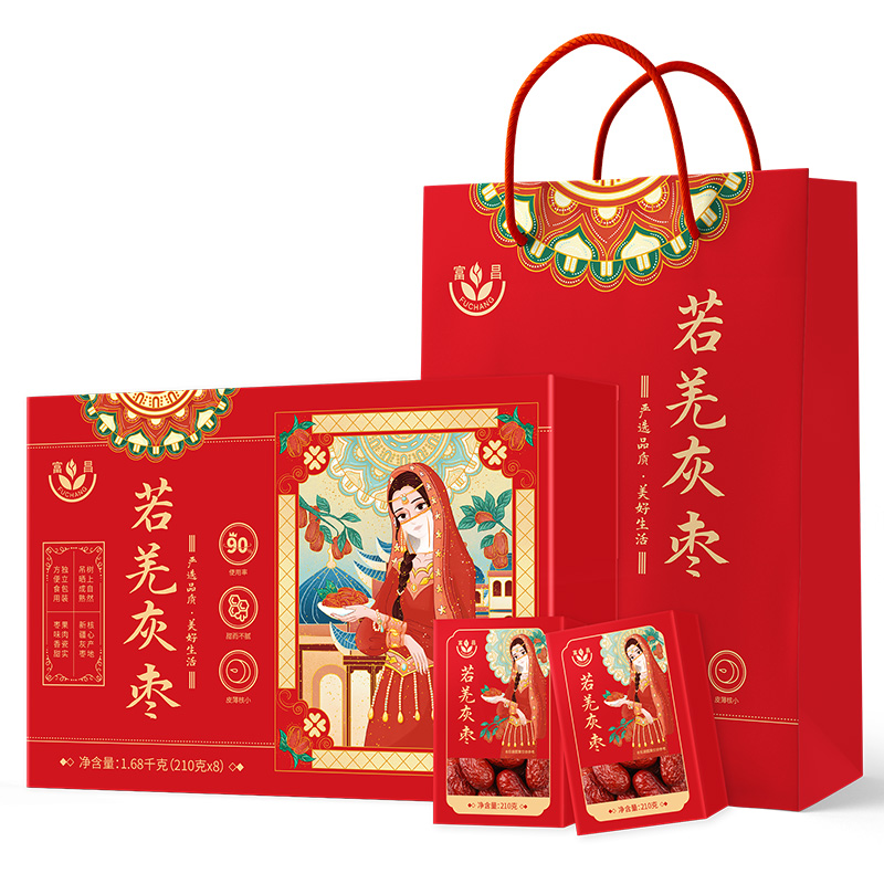 富昌  若羌灰枣礼盒1680g