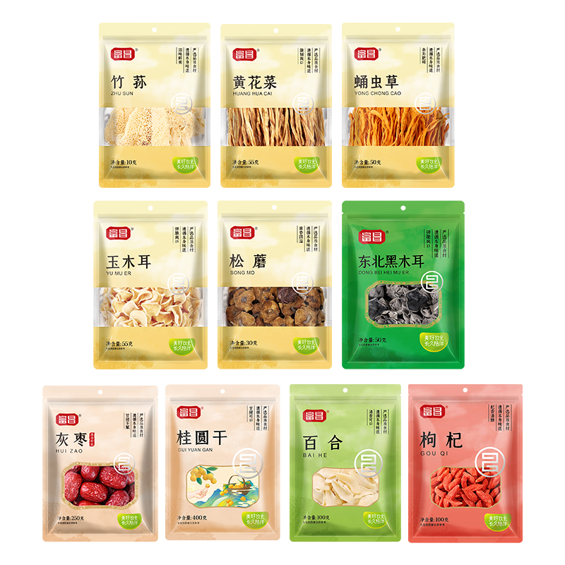富昌  山珍南北干货 菌菇满堂1100g