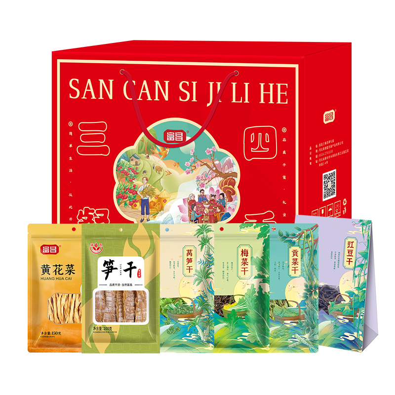 富昌  南北干货 干菜系列礼盒940g
