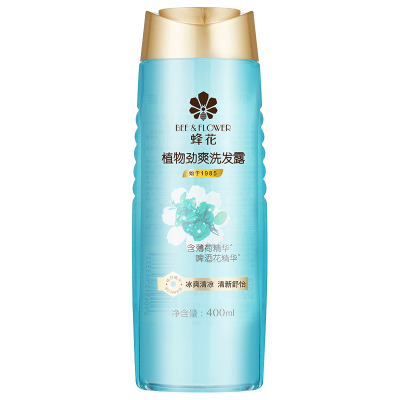 蜂花  植物劲爽洗发露 400ml