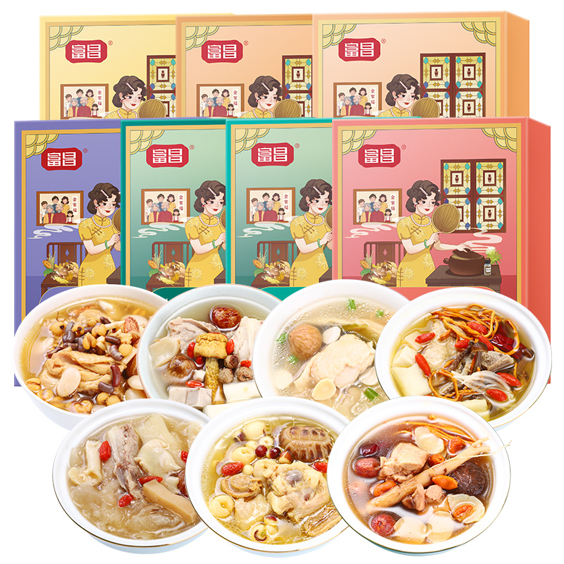 富昌  全家七日营养汤 （老广的味道）礼盒492g