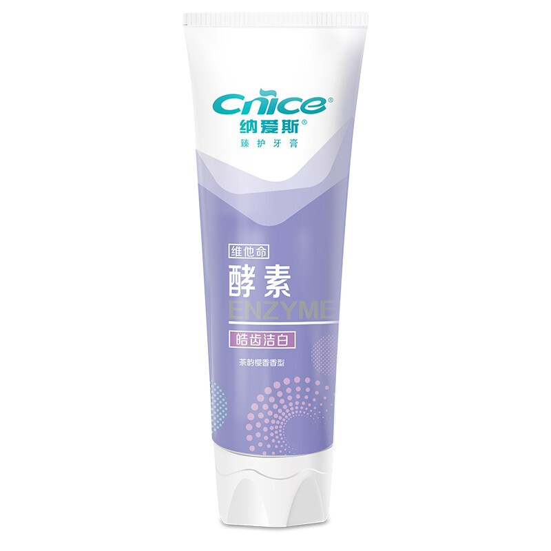 纳爱斯 臻护酵素牙膏(茶韵樱香)120g*1支 1310105002