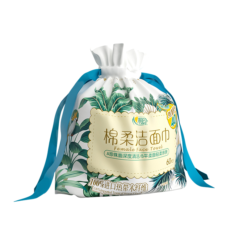 心相印  棉柔系列60片3袋装 XCD060-ZTAJA01152
