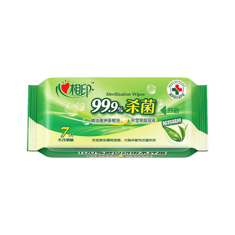 心相印  卫生系列7片装湿巾8包组合装 XCA007+P1（提装）