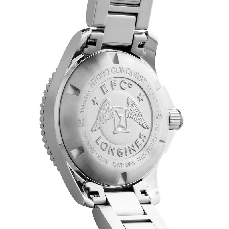 浪琴Longines 康卡斯潜水系列机械男表39mm L3.741.4.96.6 蓝盘