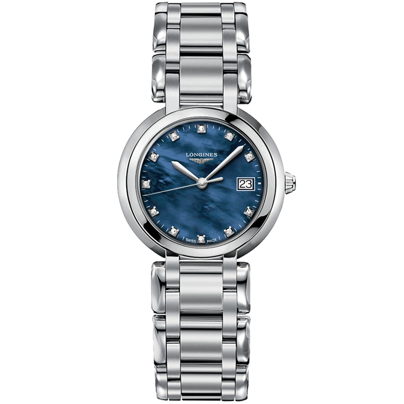 浪琴Longines 心月系列石英女士腕表30mm L8.112.4.98.6 蓝盘