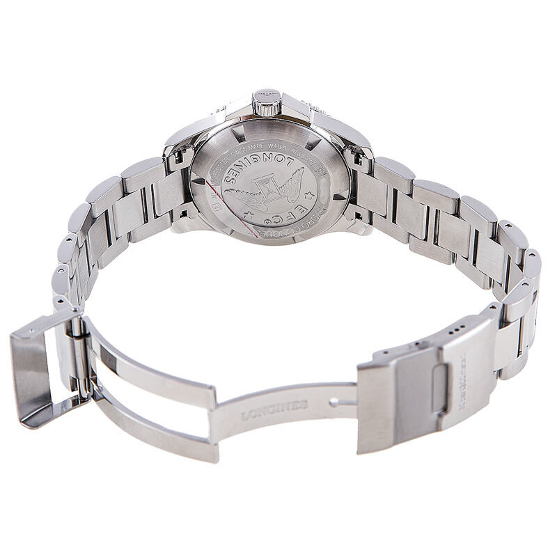 浪琴Longines 康卡斯潜水系列机械男表39mm L3.741.4.96.6 蓝盘