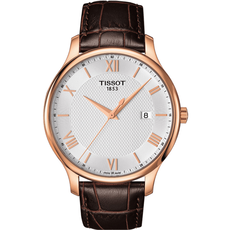 天梭(TISSOT) 瑞士手表俊雅系列皮带石英男士手表 T063.610.36.038.00