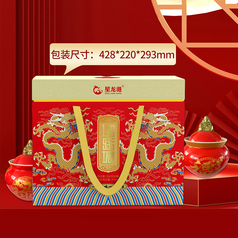 星龙港 佛跳墙 福禄寿大连辽刺参 260g*6罐