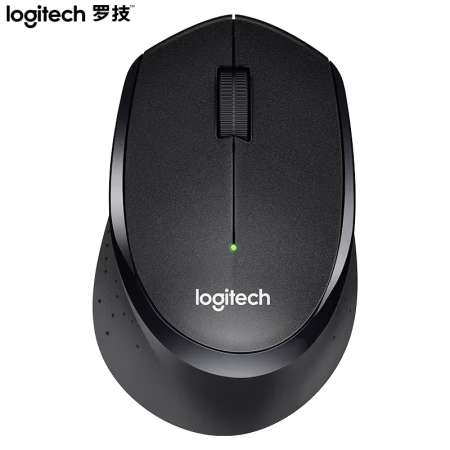罗技（Logitech）静音鼠标 无线鼠标 M330黑色（新老款随机发放）