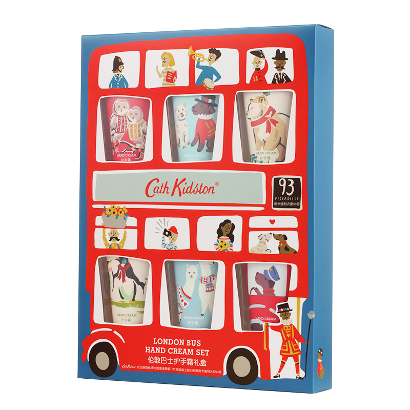 Cath Kidston 伦敦巴士护手霜礼盒（50g*6支）