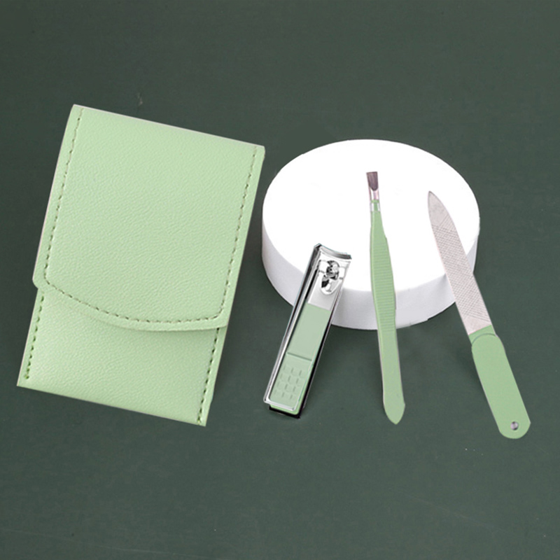 艾逸瑶选  瑞吉尔马卡龙修容修甲工具4件套 GJ-8011