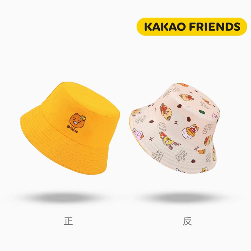 KAKAO FRIENDS  IP款双面可戴渔夫帽1个